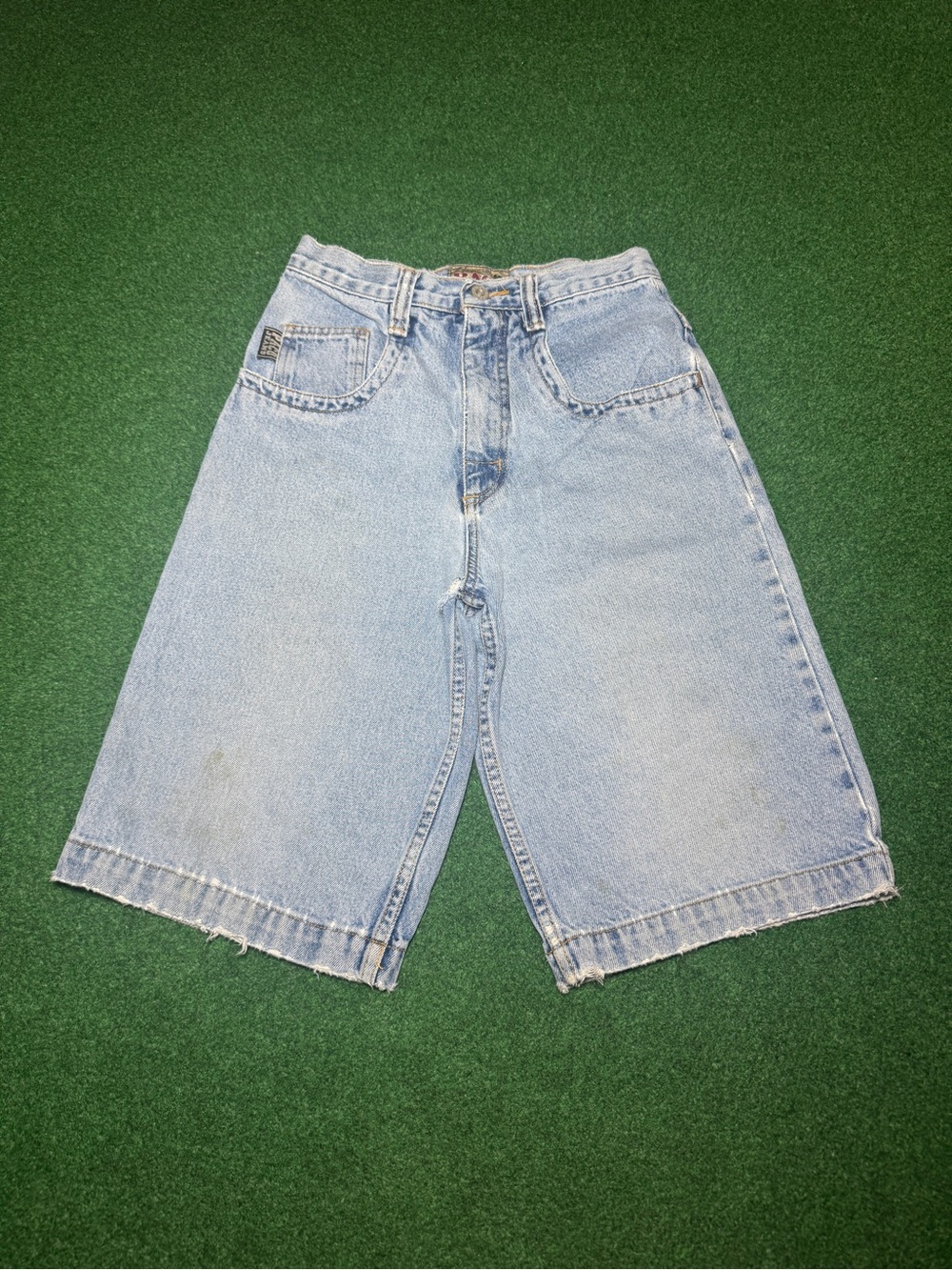 Vintage 90s Y2K Baggy Jorts, Paco Jean Shorts Skater Trendy JNCO style (Size 27)